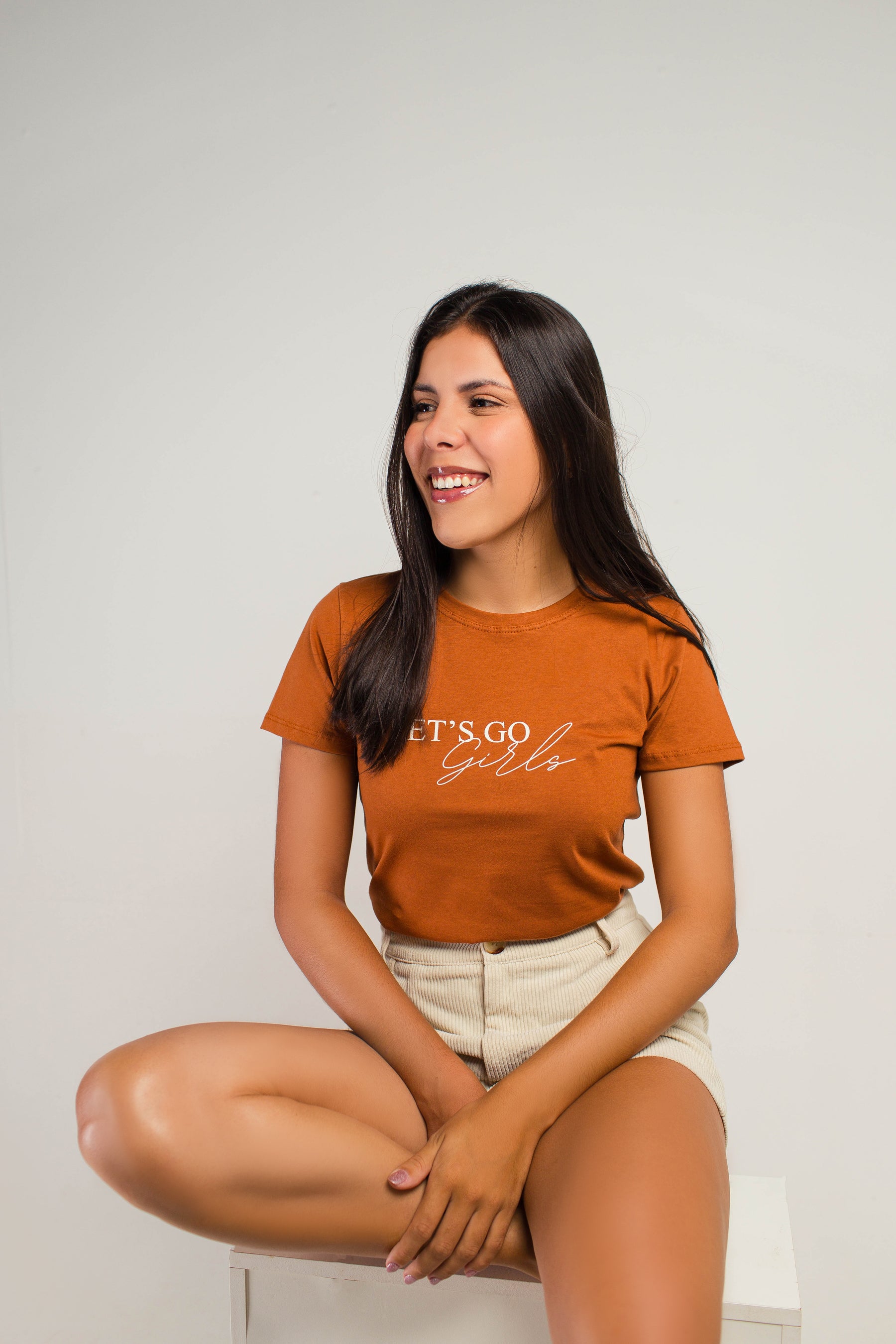 T-SHIRT TERRACOTA-LETS