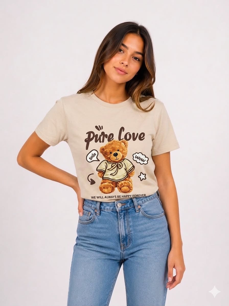 T-SHIRT AREIA-Urso
