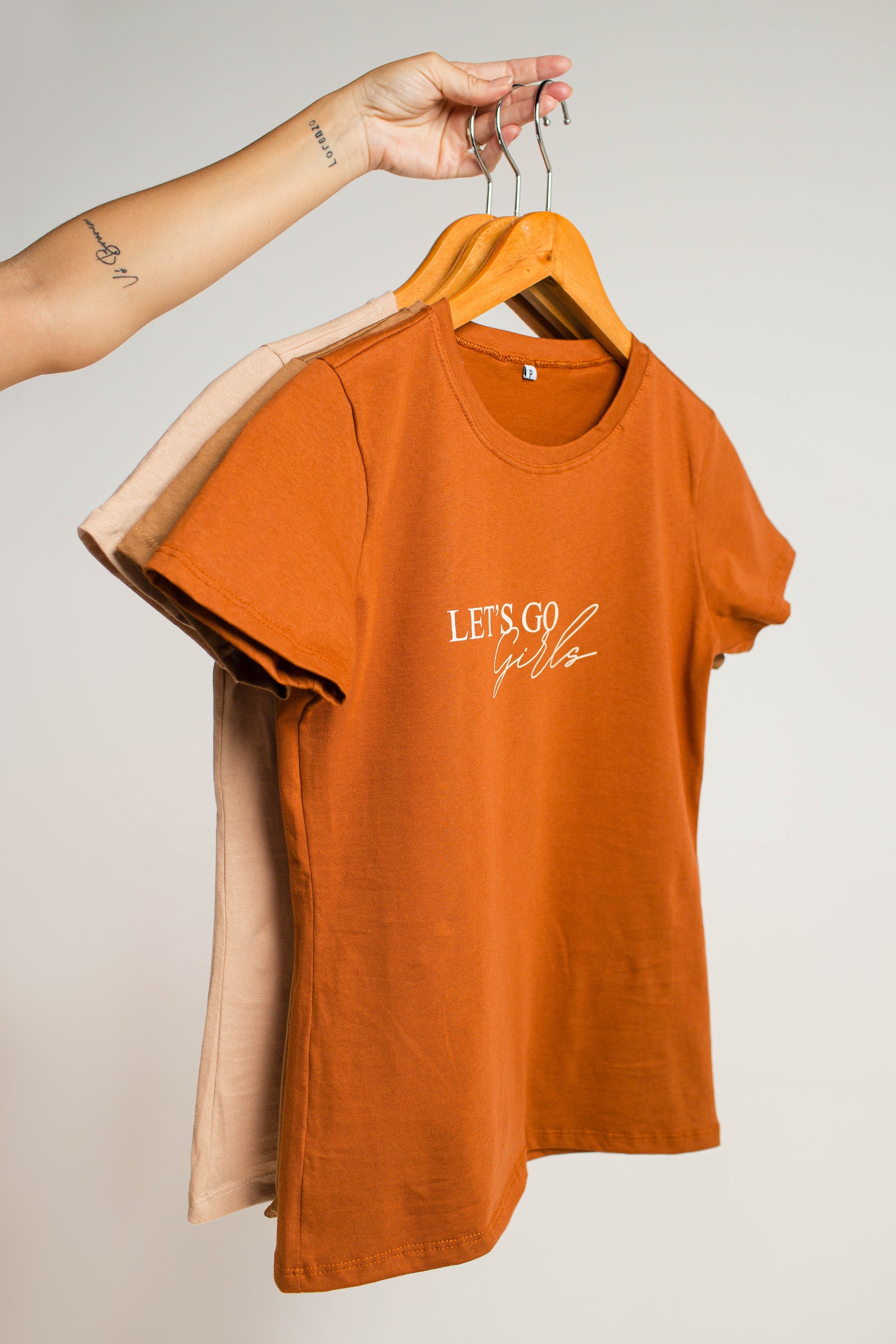 T-SHIRT TERRACOTA-LETS