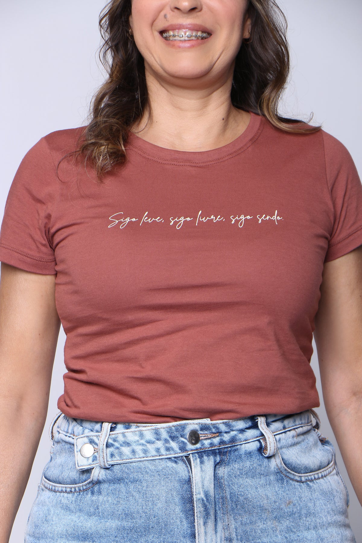 T-SHIRT TERRACOTA-SIGO FORTE