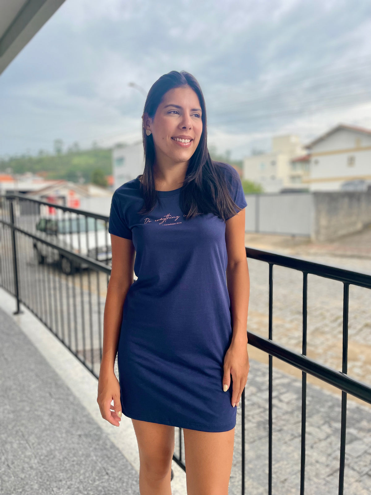 VESTIDO AZUL MARINHO