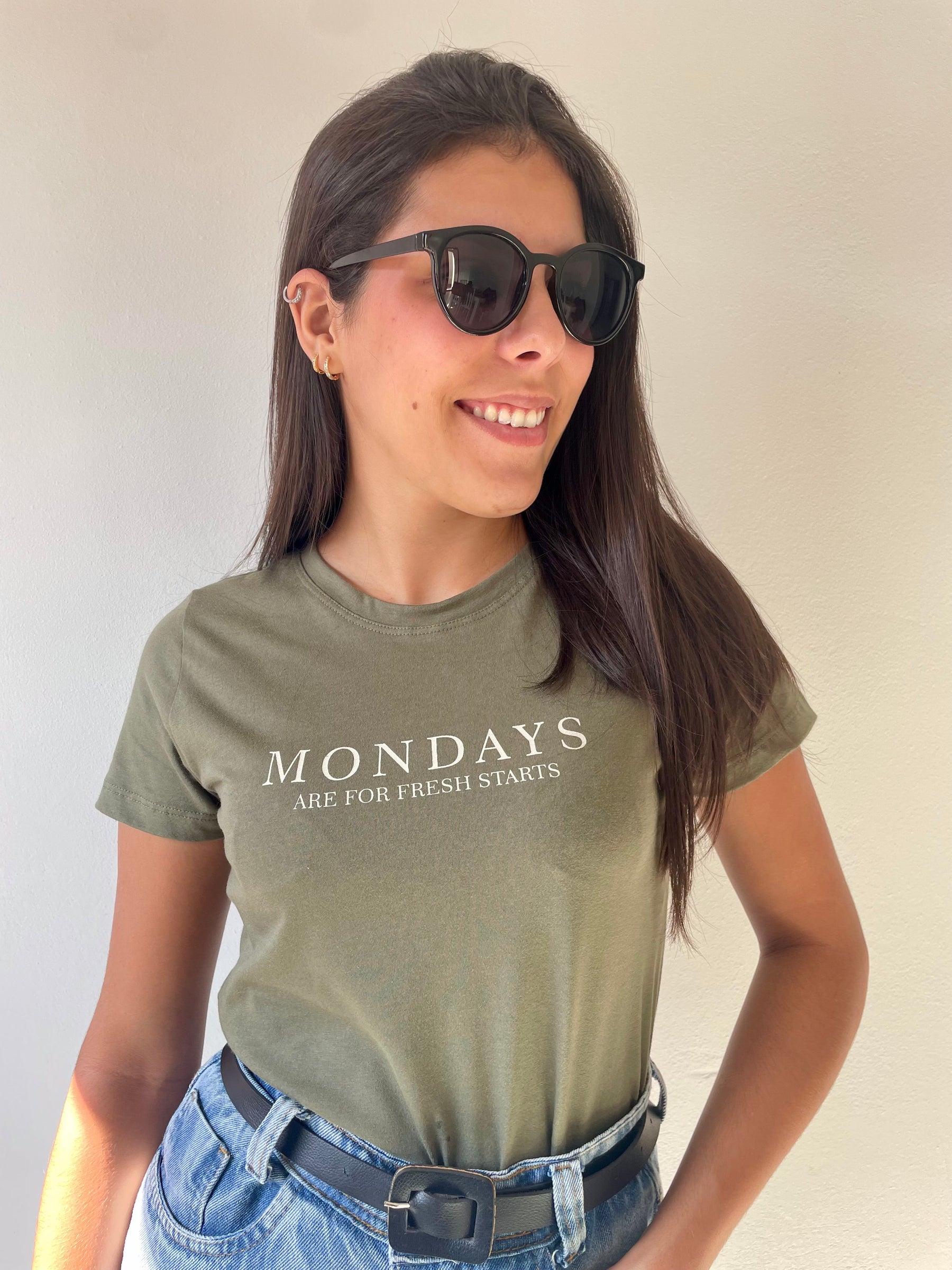 T-SHIRT VERDE MUSGO-MONDAY