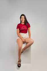 T-SHIRT BORDO-LIGHT