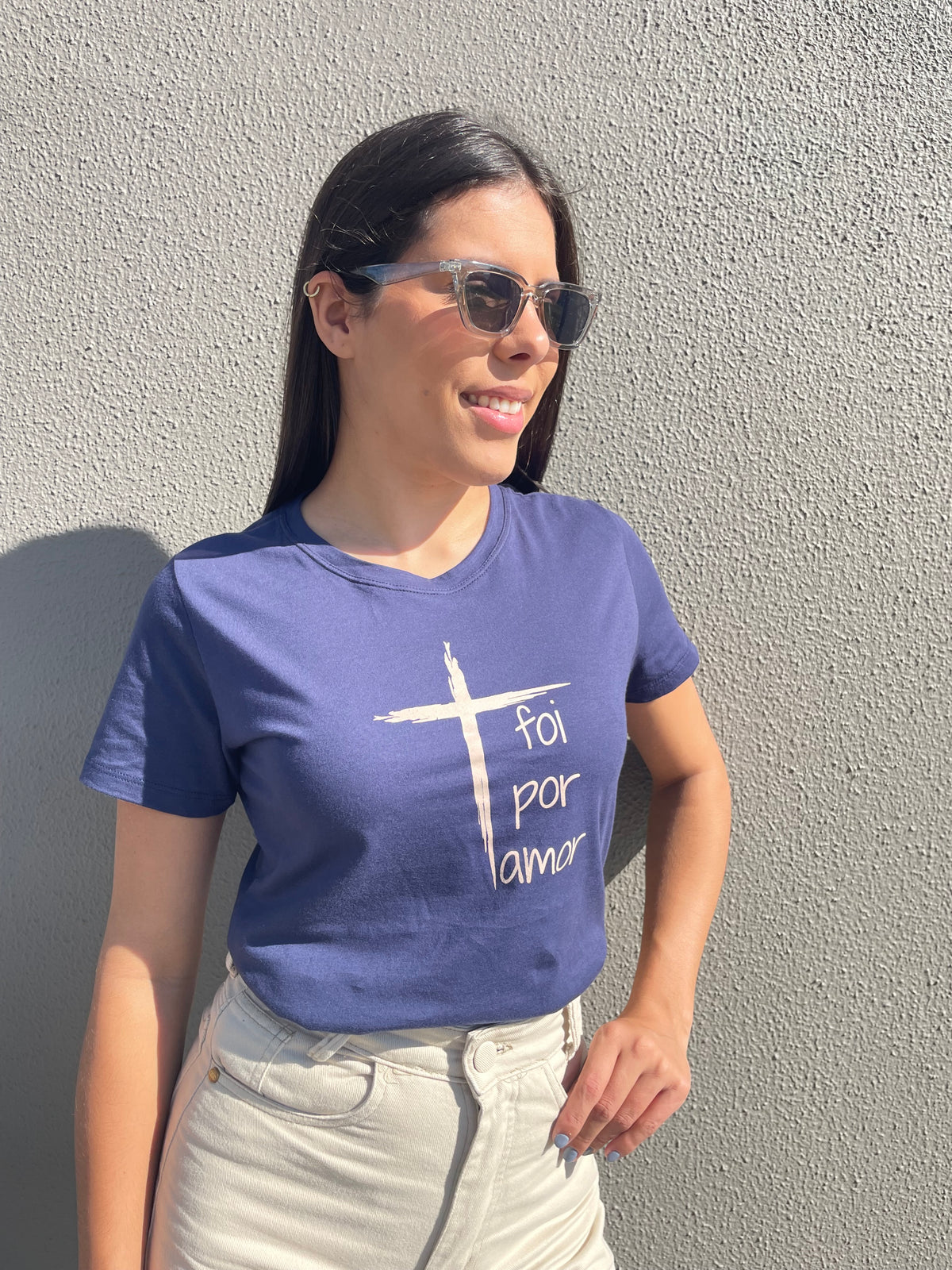 T-SHIRT AZUL MARINHO