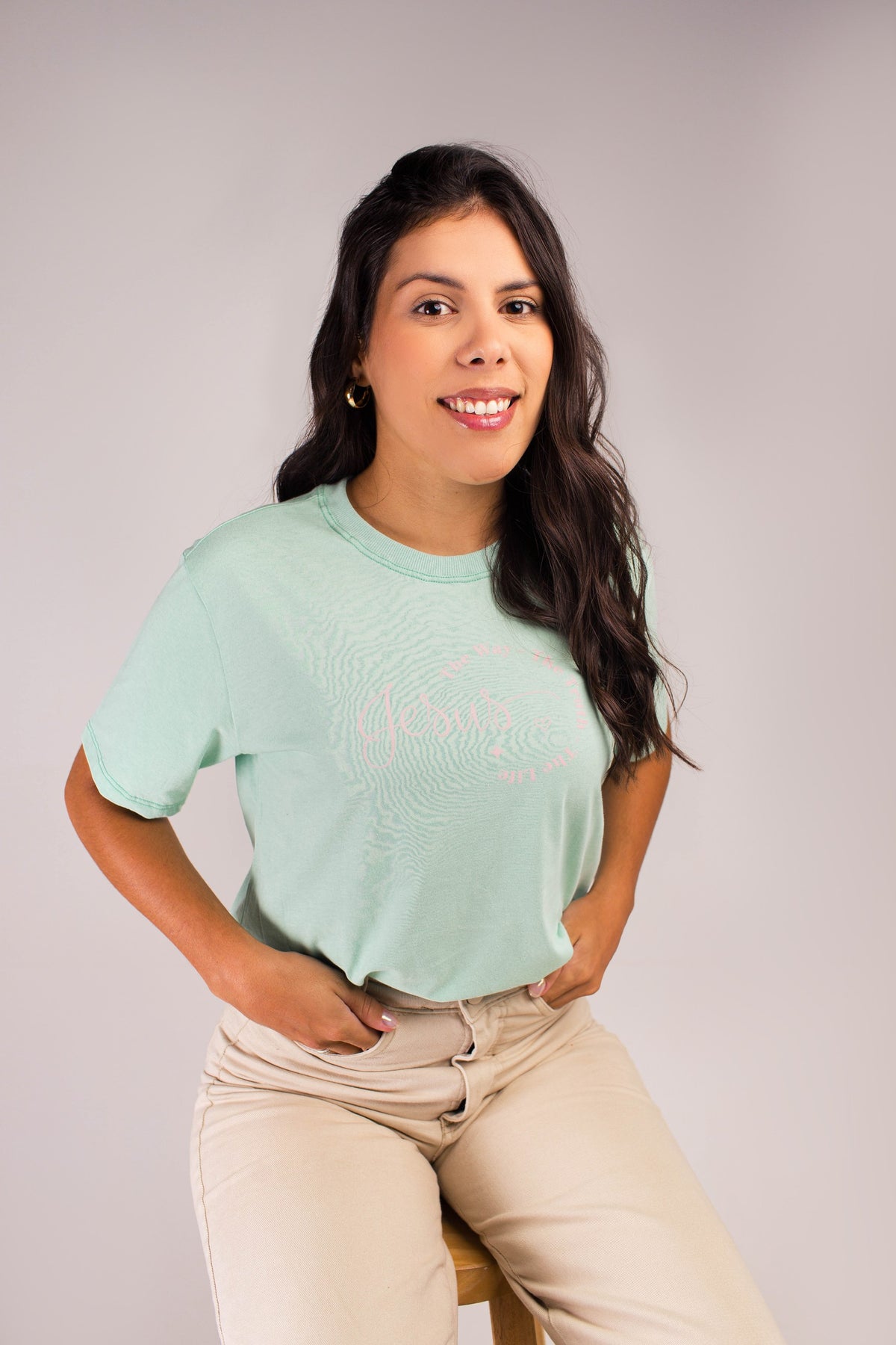 CAMISETA OVERSIZE-VERDE
