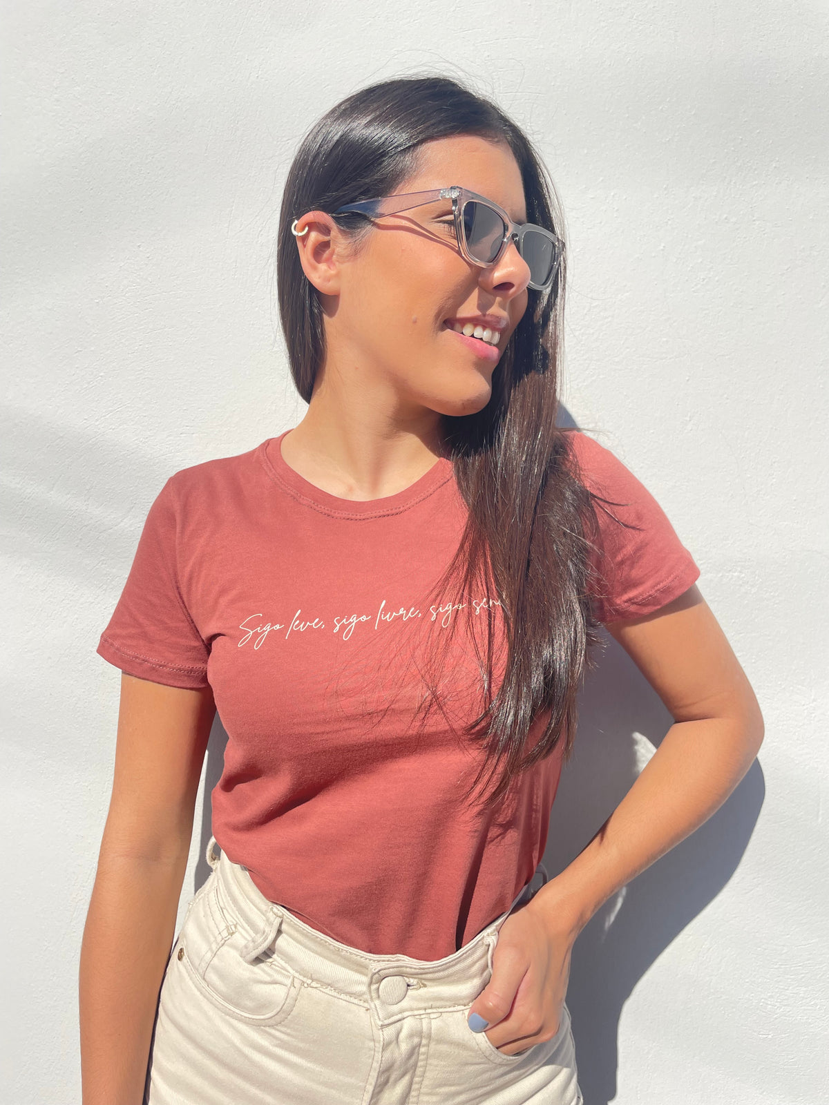 T-SHIRT TERRACOTA-SIGA