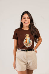 T-SHIRT MARROM- JESUS