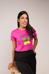 T-SHIRT ROSA- FRUTA